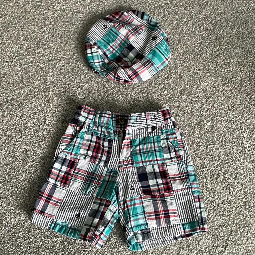 Janie and Jack shirts and hat set